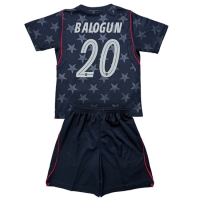 Camiseta Estados Unidos Folarin Balogun #20 Segunda Equipación Replica Mundial 2026 para niños mangas cortas (+ Pantalones cortos)